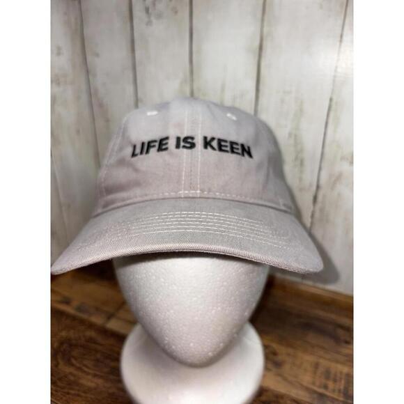 KEEN Other - KEEN Gray Embroidered Adjustable Mens Hat Cap LIFE IS KEEN Big X Brand